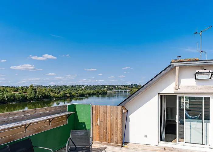 Pierre Percee Bord De Loire Proche Nantes Feriehus Divatte-sur-Loire